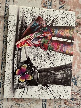 Jordan Graffiti Sneaker Wall Art Canvas